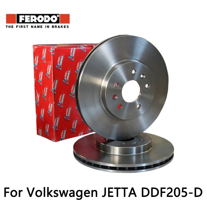 2 шт./компл. ferodo автомобиля передние тормозные диски для Volkswagen Jetta 1.6 DDF205 D|disc for car|disc