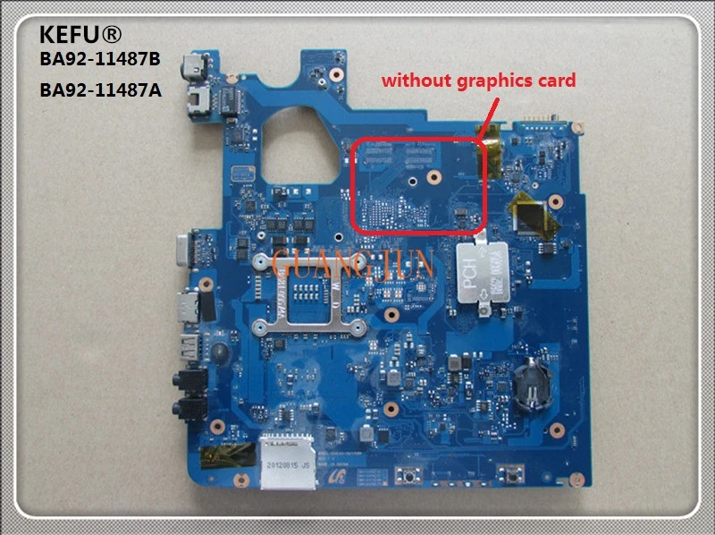 KEFU BA92 11487B 11487A материнская плата для ноутбука NP300E5C samsung DDR3 Протестирована