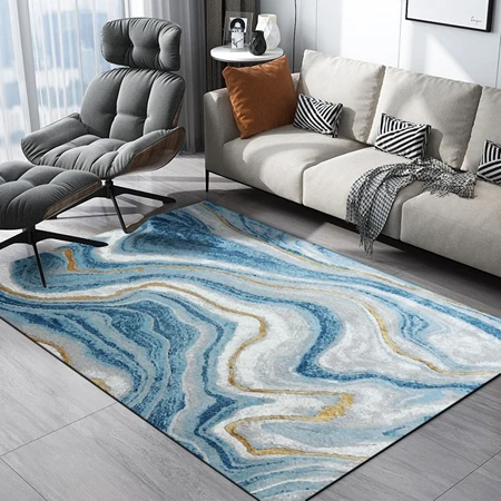 Carpet Коврики в скандинавском стиле с геометрическим абстрактным рисунком, коврики для гостиной, спальни, противоскользящие защитные коврики, коврики для детской комнаты - Цвет: Carpet