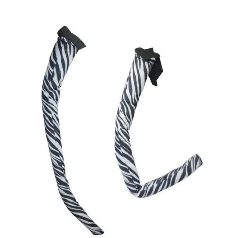 Белый тигр Черный кот Зебра гепард медведь длинный хвост косплей плюшевый