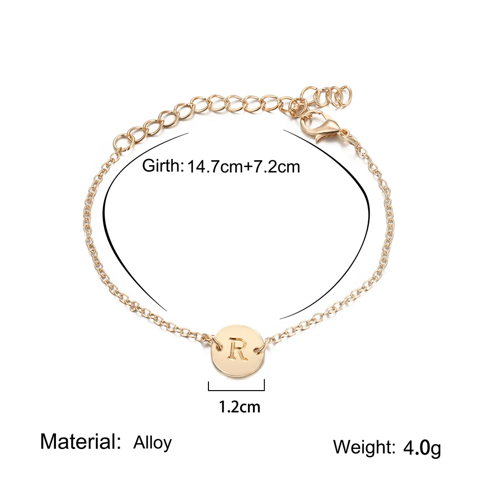 Новая мода для женщин и мужчин именной браслет горячий сплав золотого цвета