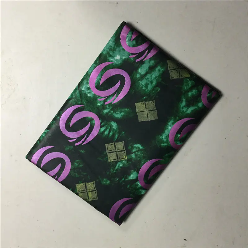 Африканская ткань Базен морская парча риче высокое качество 5 ярдов/сумка