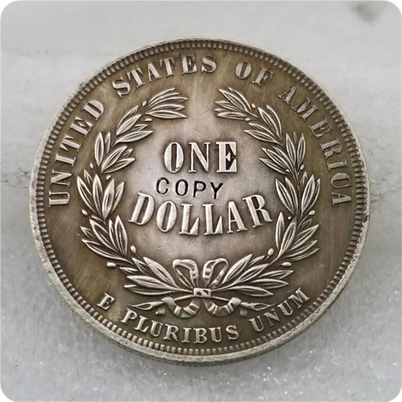 Копия 1876 $1 доллар моряка Judd 1458 Pollock 1608 вероятно уникальная копия Бесплатная