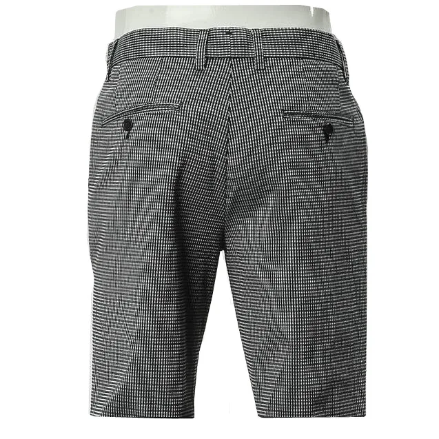 2019 летние тонкие брюки мужские s Slim Fit повседневные клетчатые рабочие
