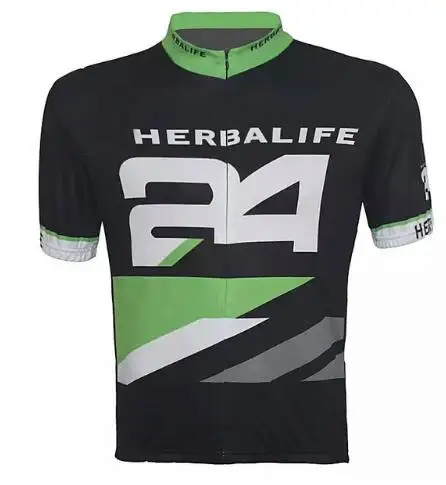 T2018 Новый Велоспорт Джерси Herbalife Зеленый Лучшее качество одежда для велоспорта
