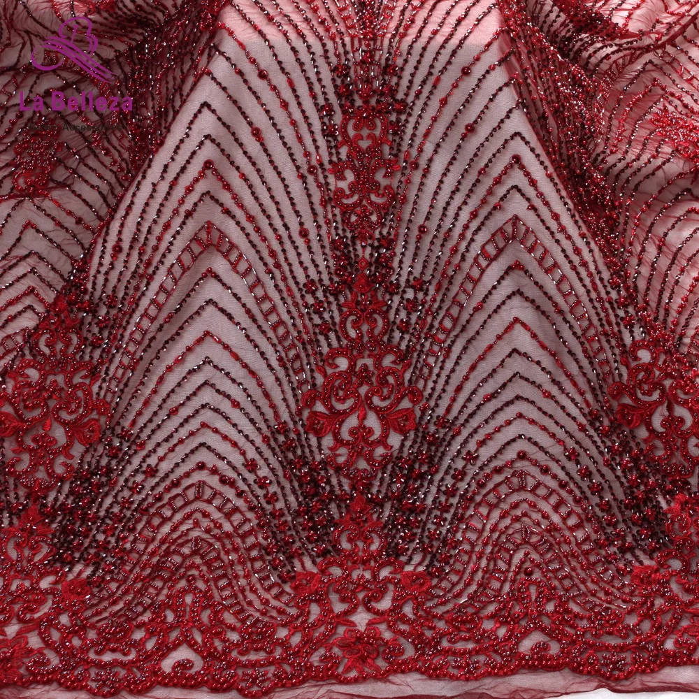 Новый модный стиль вышитые бусины ручной работы из белого/винного/золотого