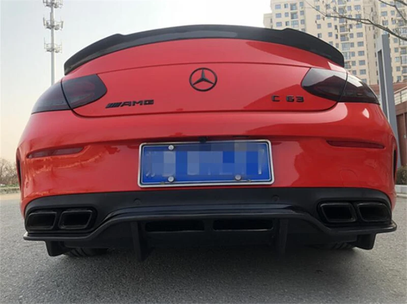 Спойлер из углеродного волокна для Mercedes-Benz C Class Coupe W205 C205 2015-2019 высококачественные