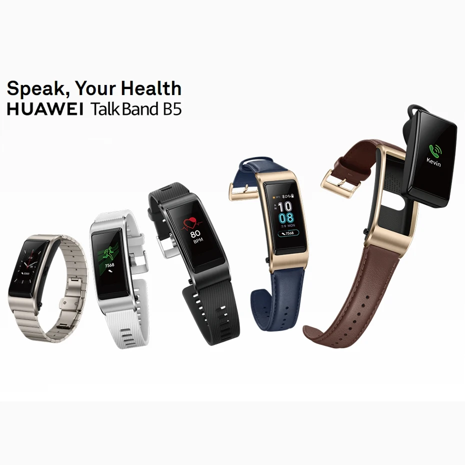 Huawei SmartBand huawei talkband B5 глобальная версия телефон с bluetooth-гарнитура Смарт Браслет