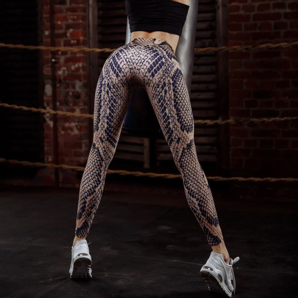 Новинка 2019 модные женские Леггинсы для йоги спортивные штаны тренировки бега