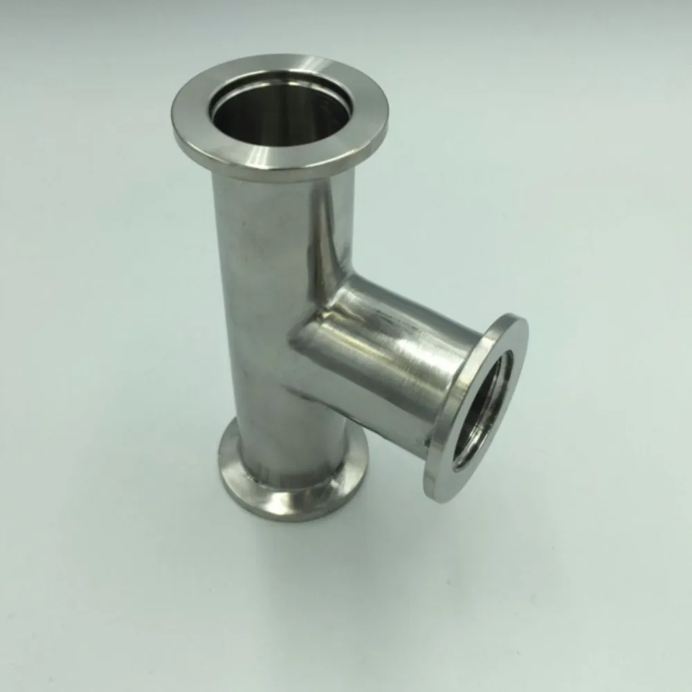 Тройник фланцевый K образный размер быстроразъемный фитинг из нержавеющей стали