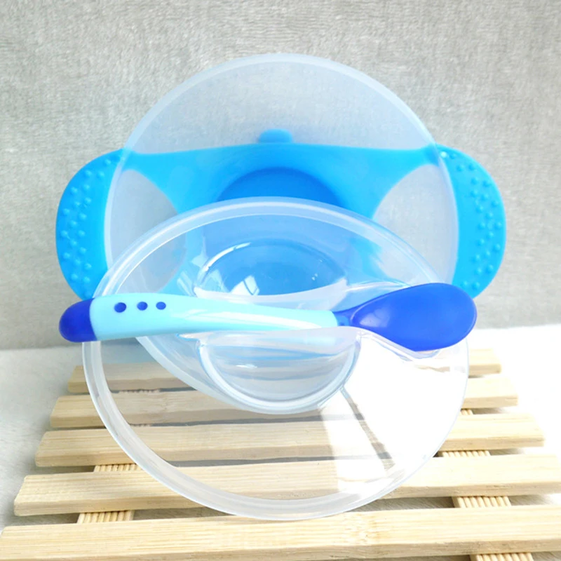 Детская посуда пищевой контейнер детская миска с присоской и датчиком