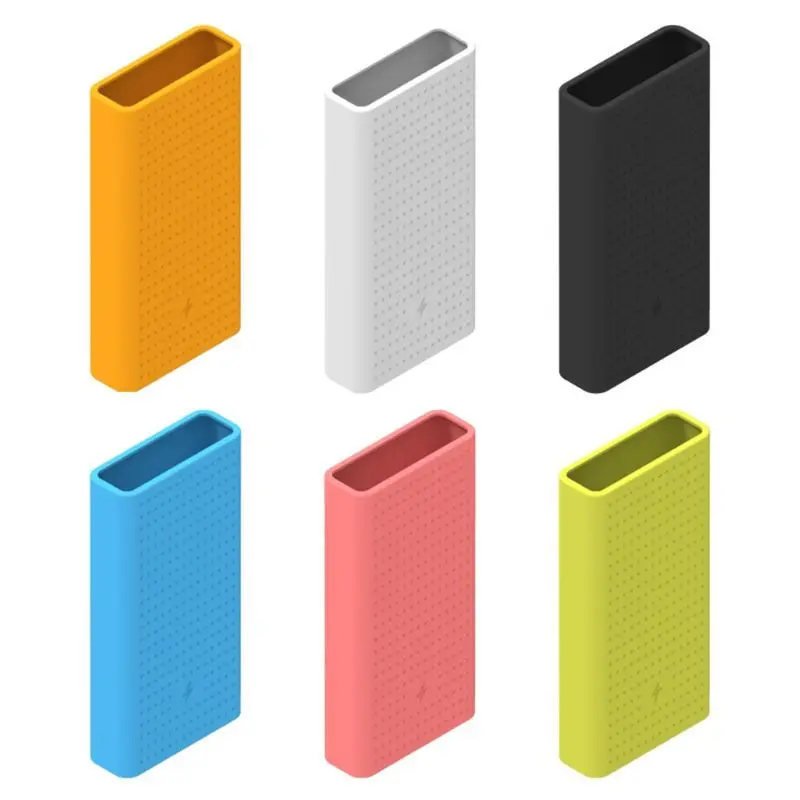 Портативный Силиконовый защитный чехол для Xiaomi 20000mAh Мобильный Внешний