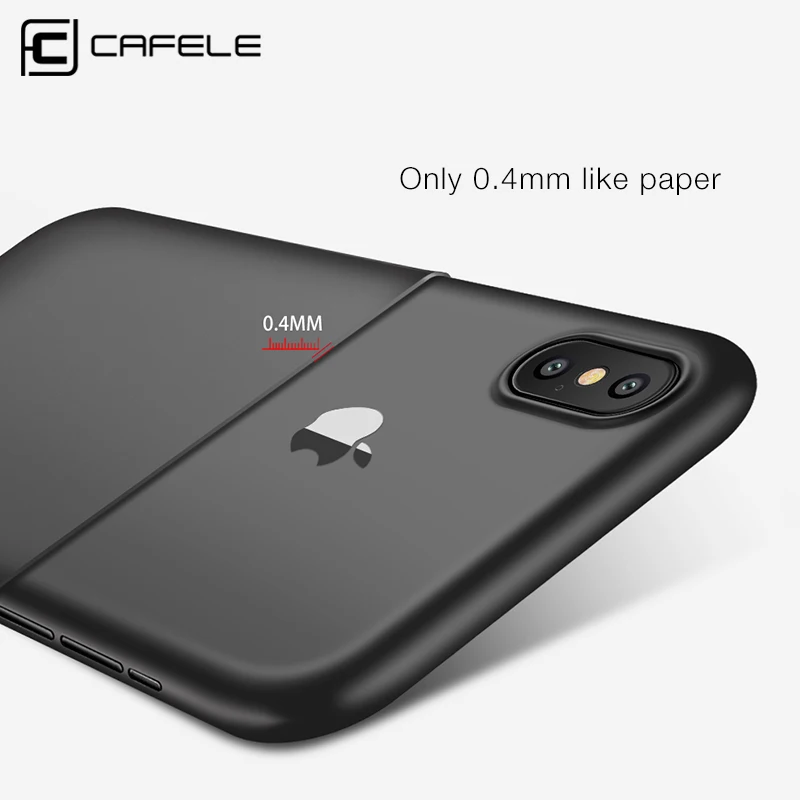 Матовый чехол Cafele для Apple iPhone X Ультратонкий из ПП-материала с защитой от