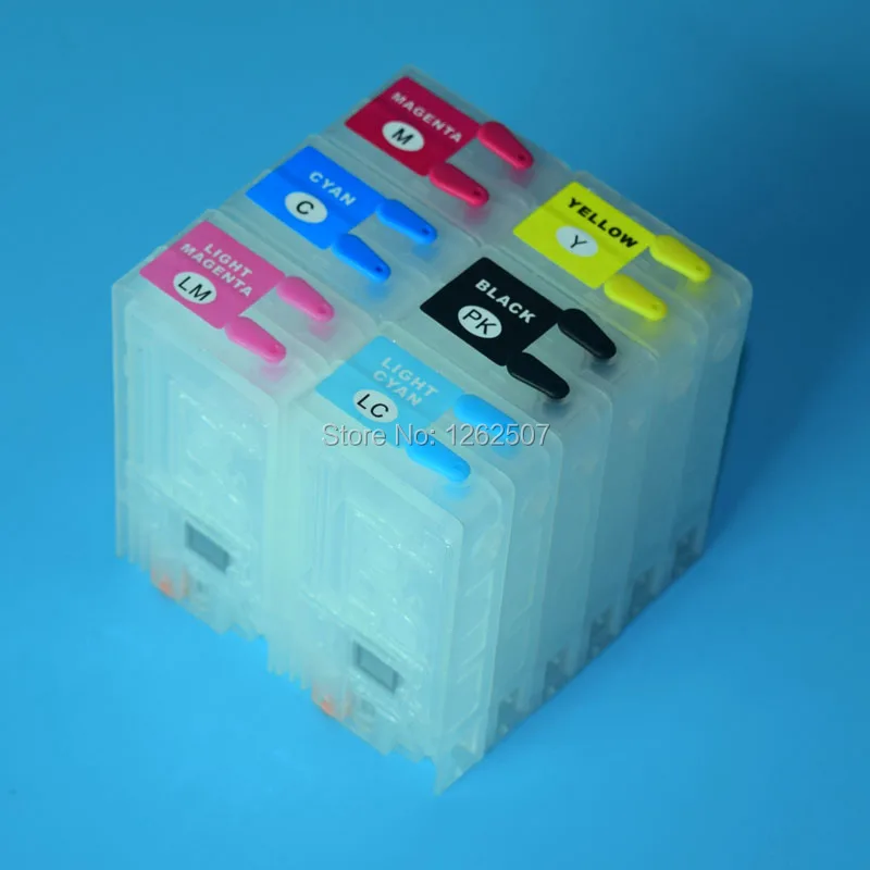 PP100 многоразового картридж для Epson PP100 принтер пустой картридж для Epson pjic1-pjic6 без чипа