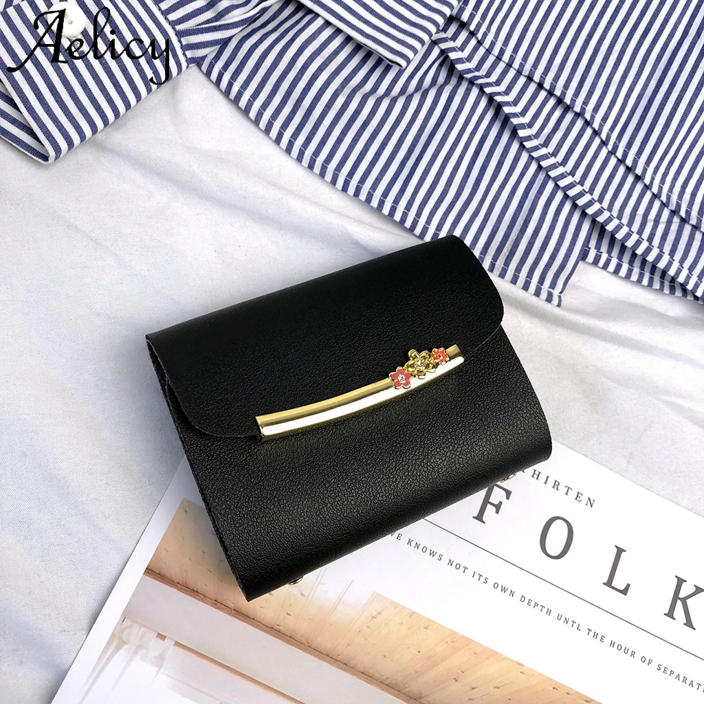 Aelicy женские короткие кошельки Мини для денег маленький складной женский кошелек