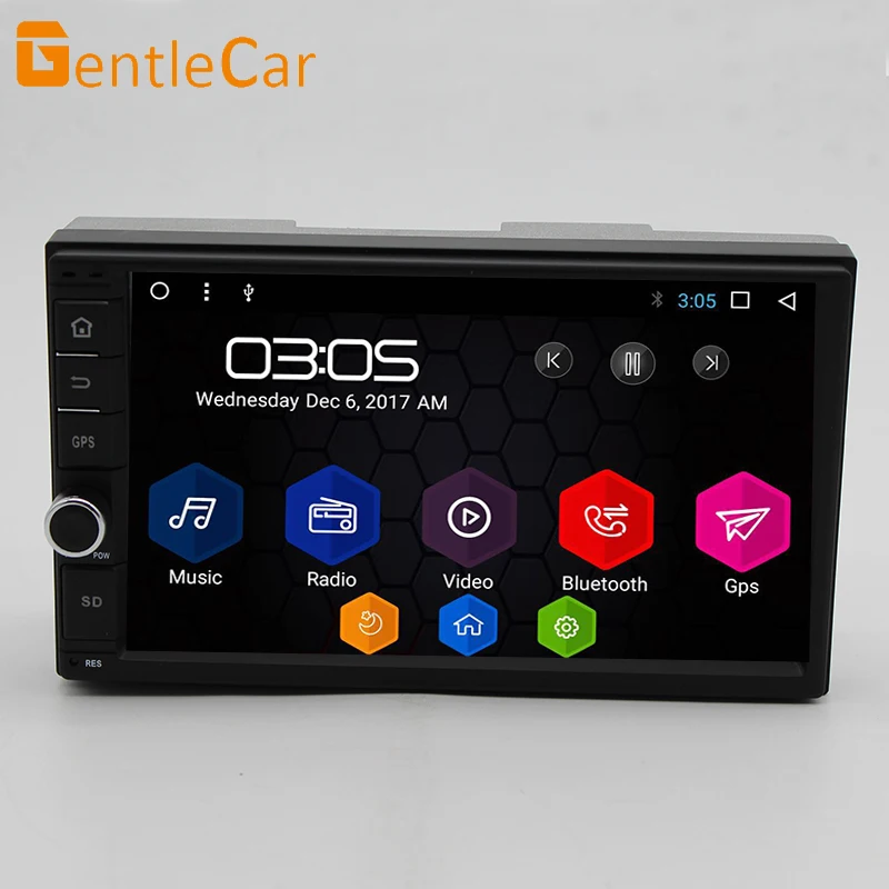 Авто радио Android gps навигации автомобильный радиоприемник стерео 7 &quot1024*600