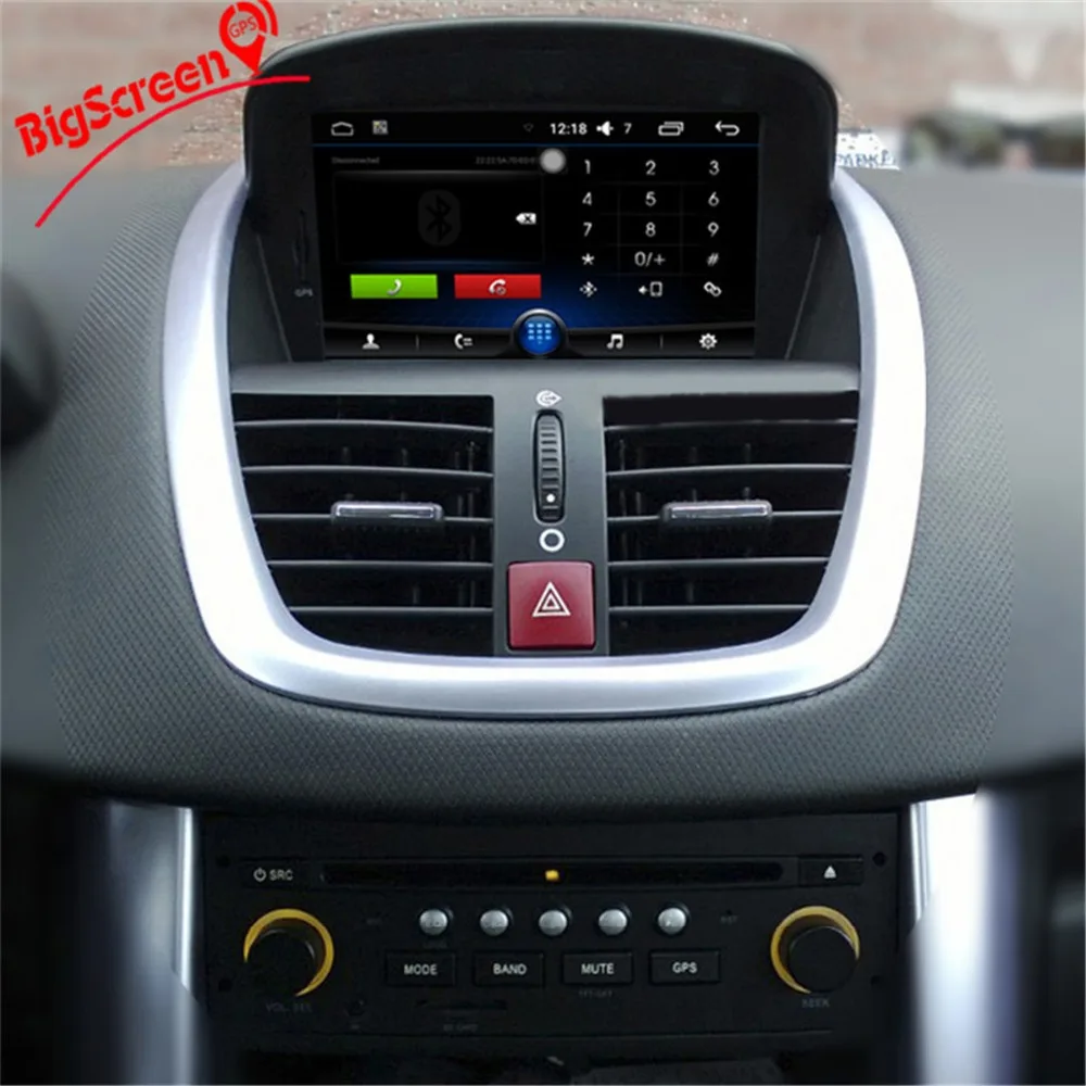Автомобильный DVD плеер с GPS навигацией Android 9 0 4 + 64 ГБ для Peugeot 207 2008 2014 автостерео