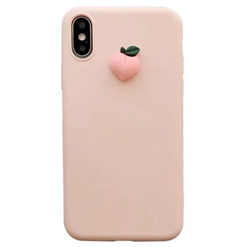 Милый 3D силиконовый чехол для iphone X XR XS 11 Pro MAX 6S 7 8 plus samsung S10 S9 S8 Note 10 9|Бамперы| |