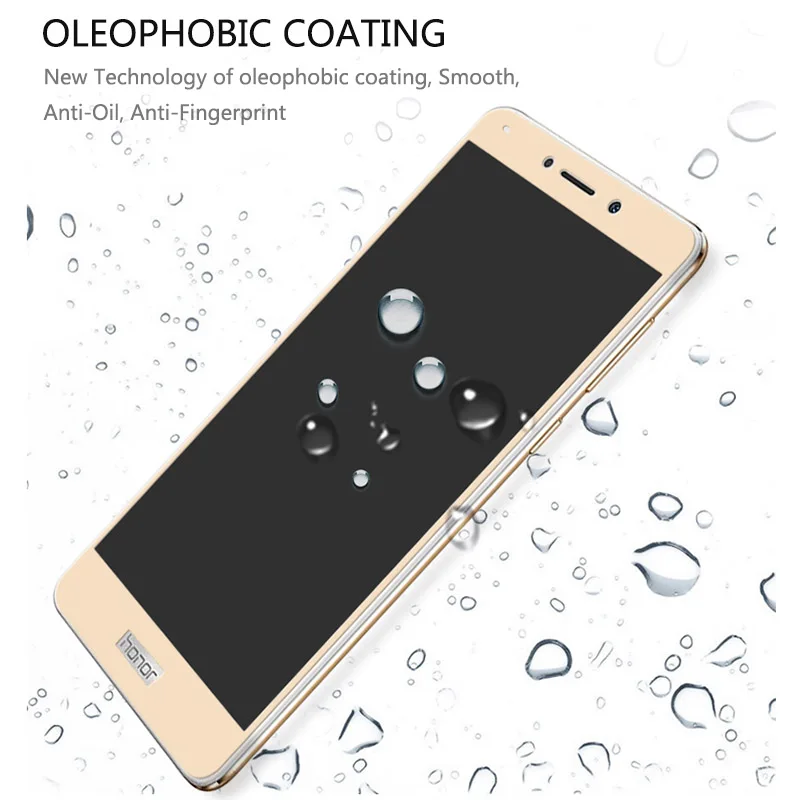 Tempered Glass For Huawei Honor 6C Pro Screen Protector Full Protective Film JMM- L22 AL00 AL10 Display Cover | Мобильные телефоны