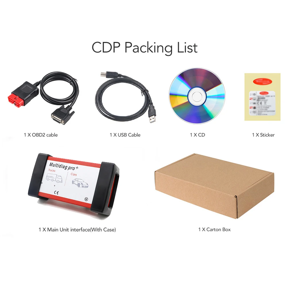 Multidiag pro obd ii CDP TCS cdp pro bluetooth,1/. R3 программное обеспечение OBD2 сканирование для автомобилей/грузовиков OBDII автоматический диагностический сканер