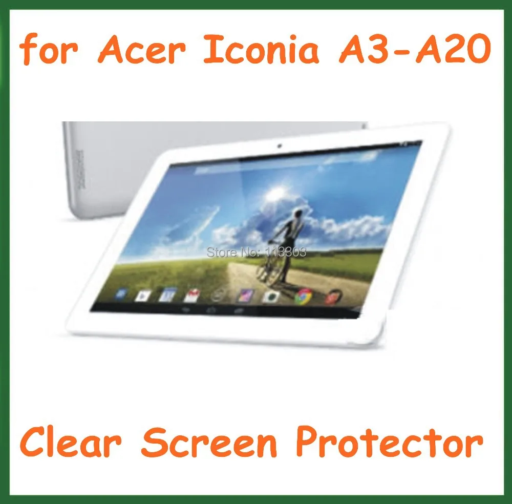 

20pcs Ultra Clear Screen Protector Protective Film for Acer Iconia A3-A20 Tablet PC 10.1 inch NO Retail Package Size 250.5*166mm