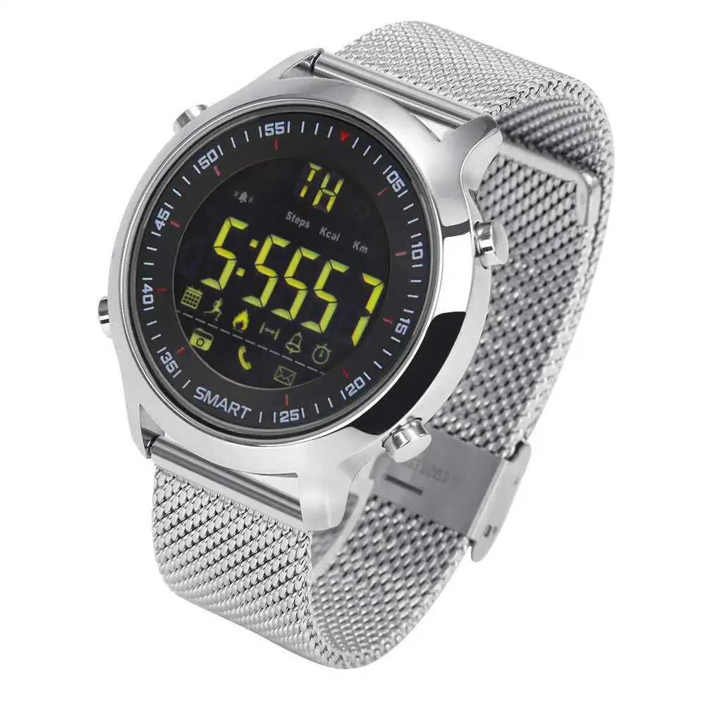Makibes свет EX18 Смарт часы Для мужчин спортивные 5ATM Водонепроницаемый Bluetooth 4 0 SmartWatch