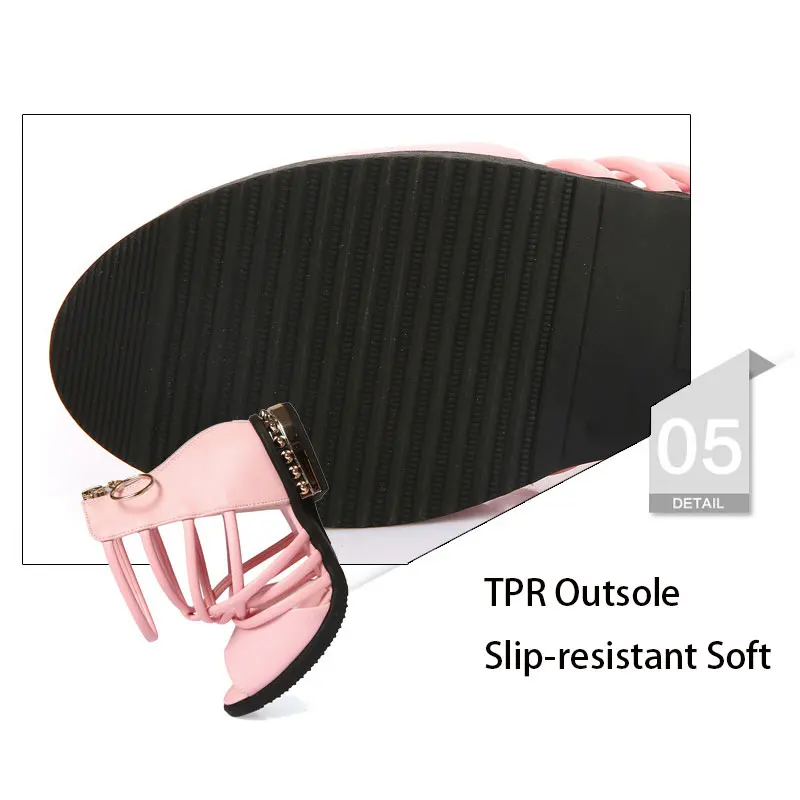 Сандалии-гладиаторы для девочек модная обувь из натуральной кожи детские