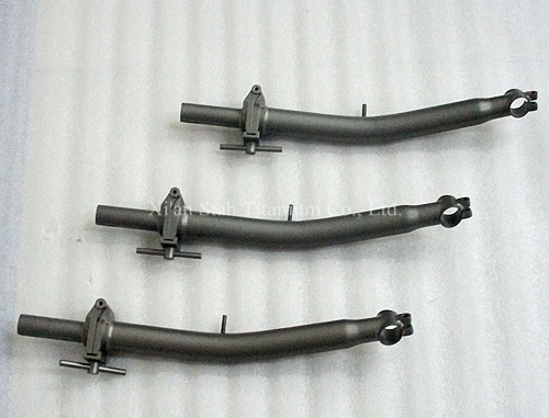 Titanium Ti3AL2.5V складной головной убор вынос S/M матовая/глянцевая поверхность с болтом для руля велосипеда 25,4 мм зажим для руля