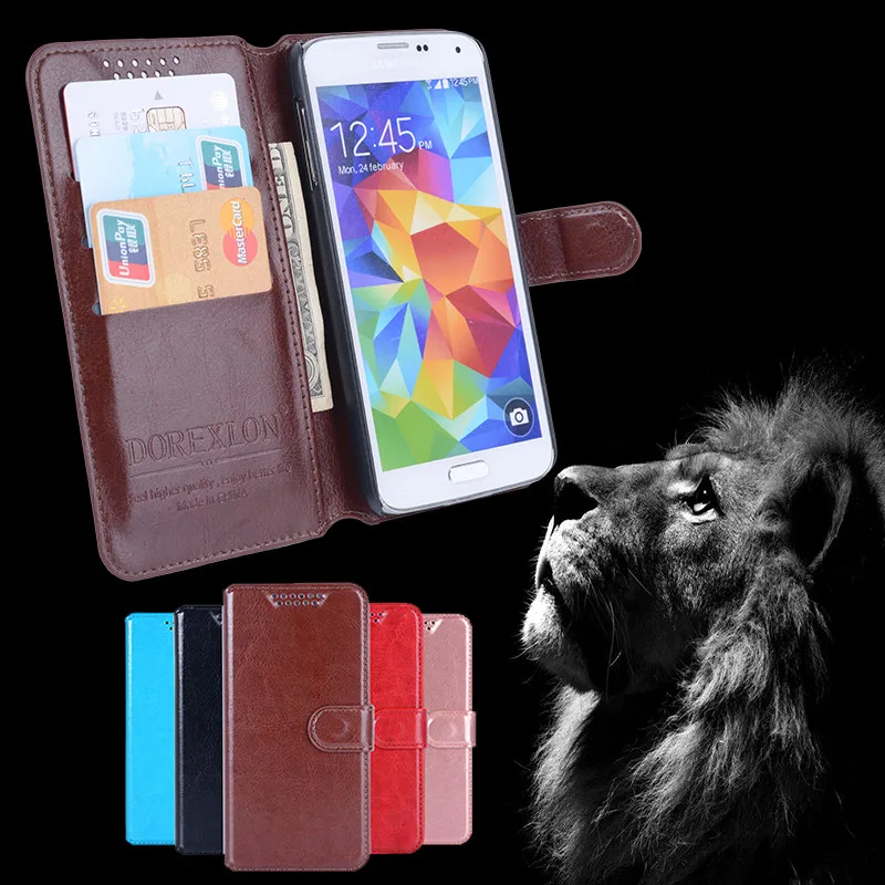Кожаный чехол-книжка для ZTE V7 Lite кожаный чехол-кошелек чехол Blade V7Lite V6 Plus V0720 5 0 &quot