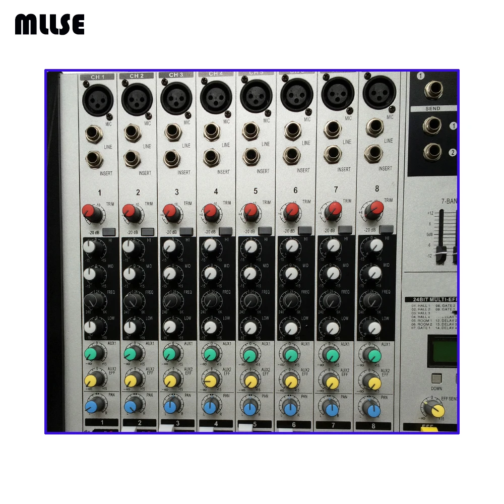 HX1602 Новый Профессиональное аудио микшер 16 Каналы микшерный пульт Mezcladora де DJ|dj