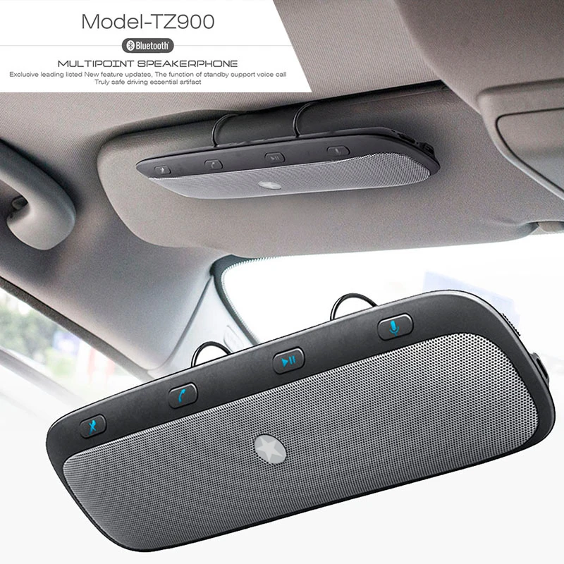 Автомобильный Bluetooth громкая связь, автомобильный комплект, динамик для телефона, аудио динамик для iPhone, samsung, смартфонов, Автомобильный Bluetooth громкая связь, автомобильное зарядное устройство