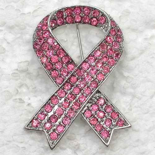 

Pink Rhinestone brooch Pin brooches C613 J