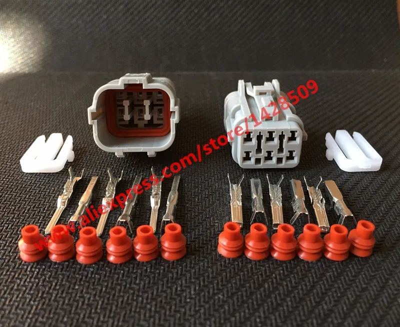 

Комплект из 20 комплектов с 6 контактами MG640337 MG610335, водонепроницаемая розетка с разъемом для электрического провода, автоматические разъемы