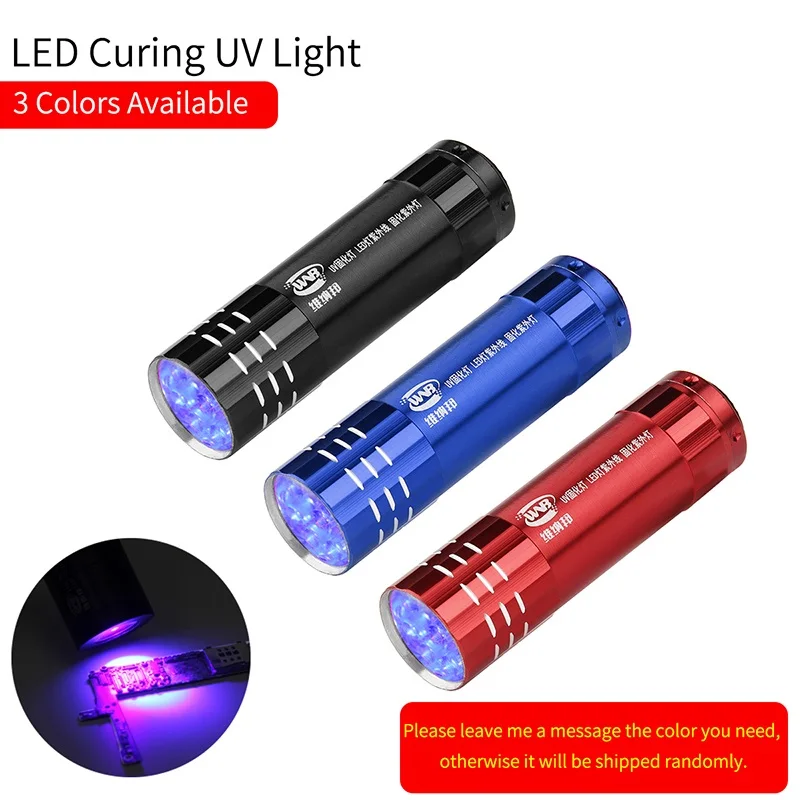 UV light WNB 100 г зеленая масляная УФ паяльная маска BGA PCB краска для предотвращения коррозии дуговая паста для пайки флюс чернила мягкая нейлоновая щетка USB СВЕТОДИОДНЫЙ светильник - Цвет: UV light