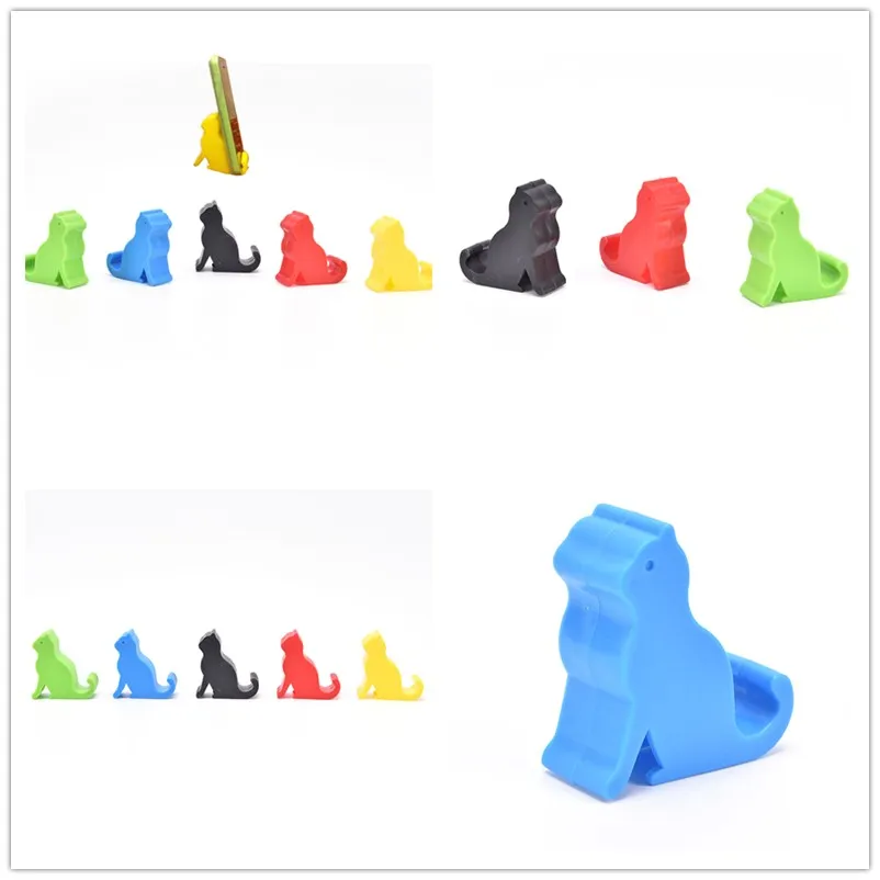 1 шт. мини держатель для телефона и планшета в форме кошки iPhone|Подставки