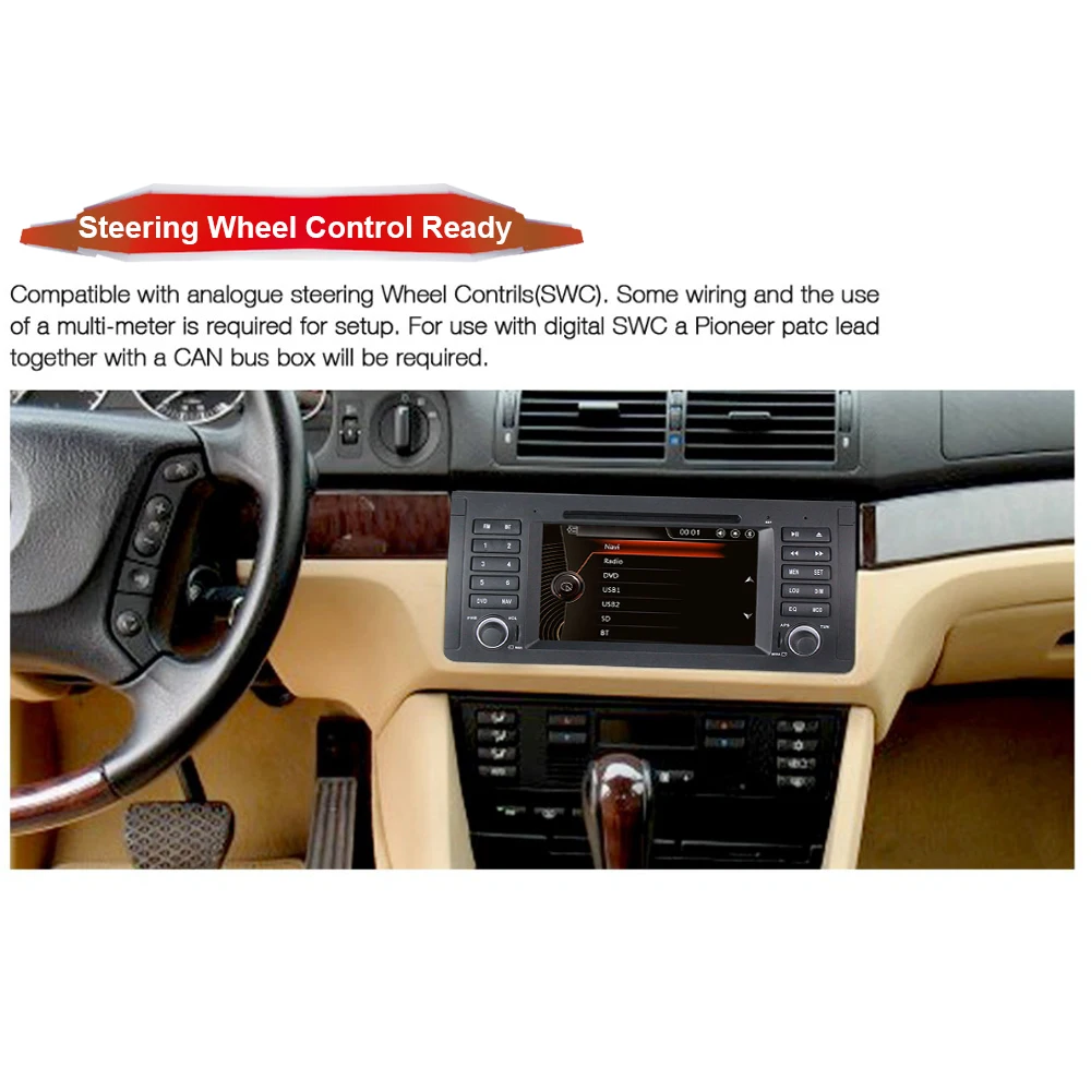 WINCE 6.0 MTK MT3360 DVD/DVR/3 Г/WI-FI/Bluetooth с DVD-ПЛЕЕР Автомобиля для BMW X5 (1995-2003) E39 E53 (2000-2007) |