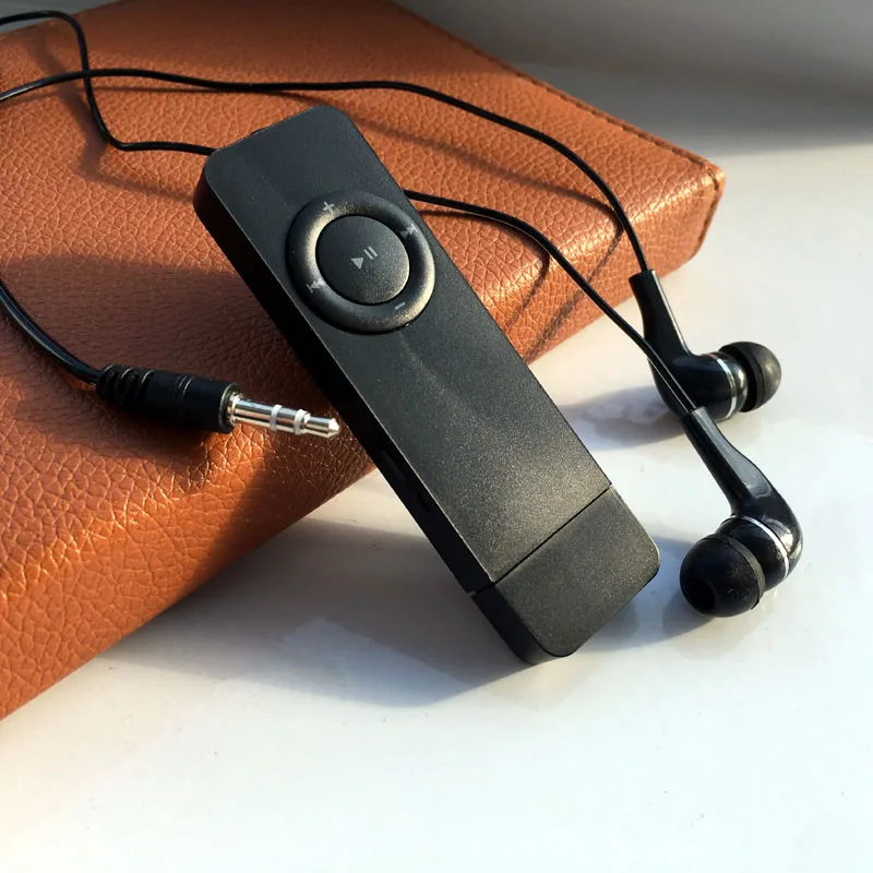 Черный Горячая Модная Портативная полоса Спорт Звук Музыка Медиа мини MP3 плеер Поддержка Micro TF карта емкость опционально M309 - Цвет: Черный