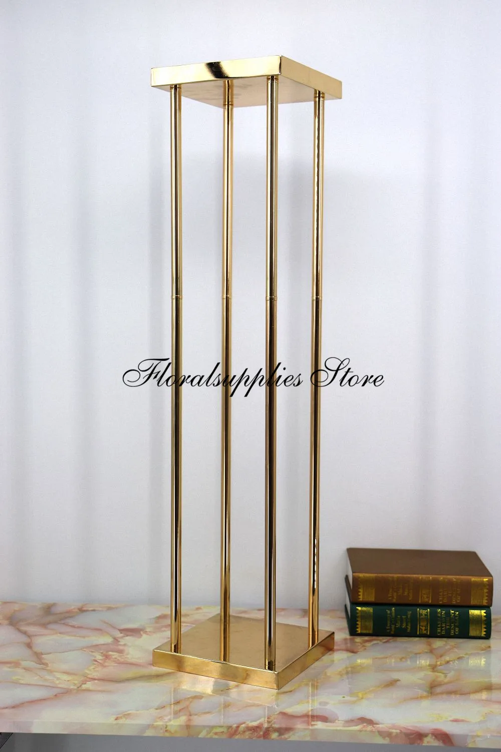 

10PCS Floor Vases Flowers Vase Column Stand Metal Pillar Road Lead Wedding Centerpieces Rack Event Party Christmas Decoration