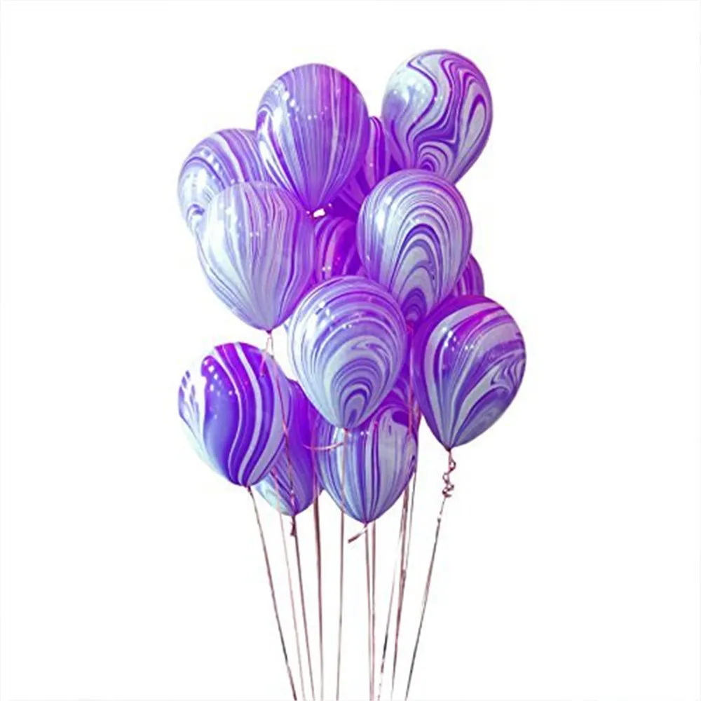 10 шт./лот 12 дюймов радужные латексные шарики с принтом надувные воздушные шары