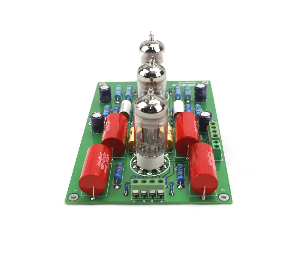 GZLOZONE Asembeld PRT-03A Hi-Fi стерео 12AX7 ламповый Предварительный усилитель на C22 Preamp |