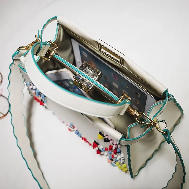 Jcpal роскошные сумки дизайнерские женские цветок вышивка Peekaboo на ремне Женский Tote