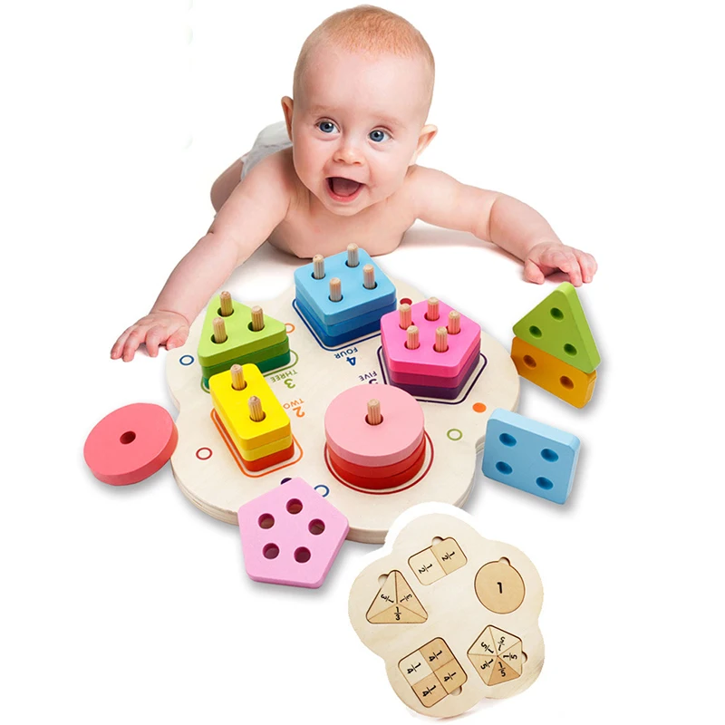 Игрушки Монтессори детские развивающие деревянные игрушки для детей раннее