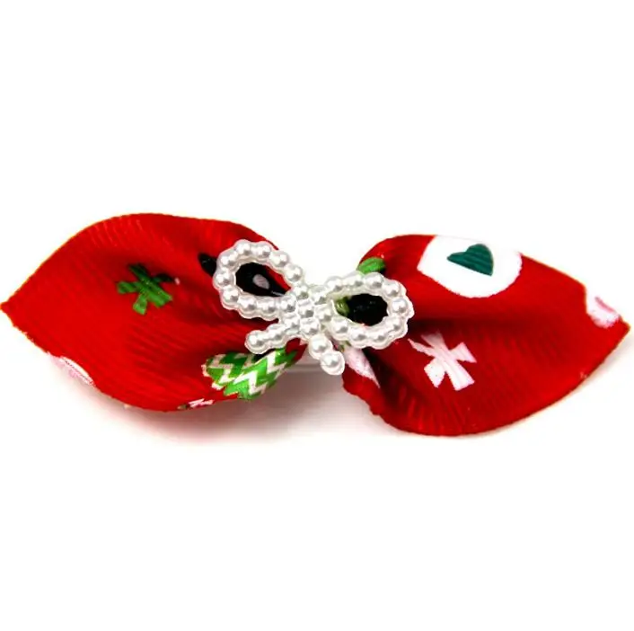 Оптовая продажа рождественских праздников кошка головной убор для собак волосы