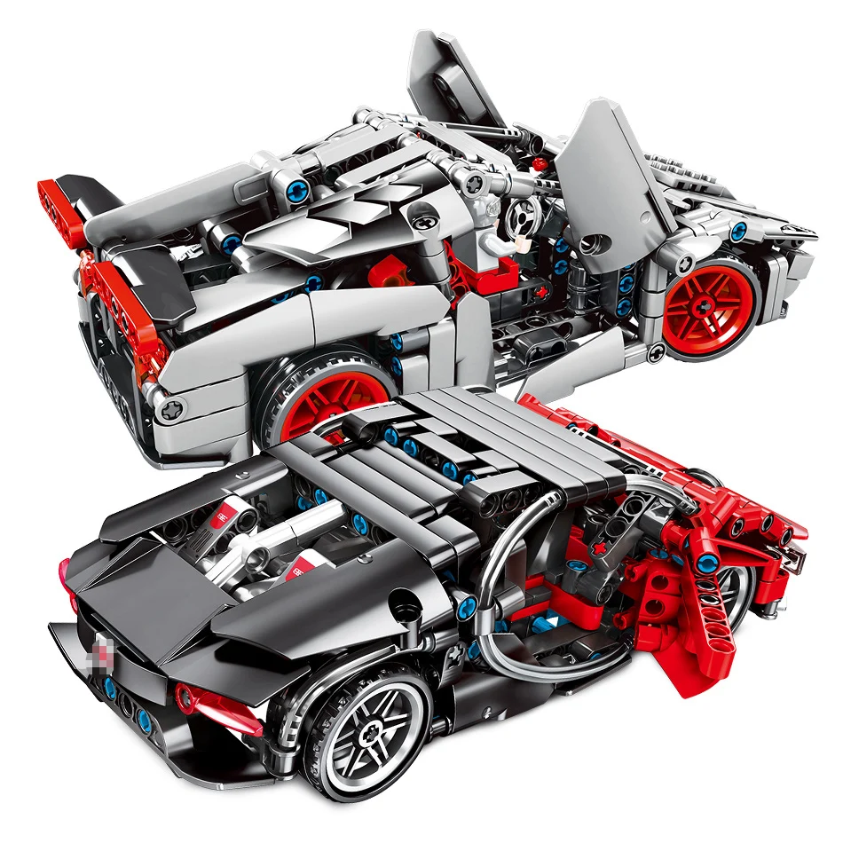 Legoings техника супер Скорость машина чемпиона модель здания наборы фигуры