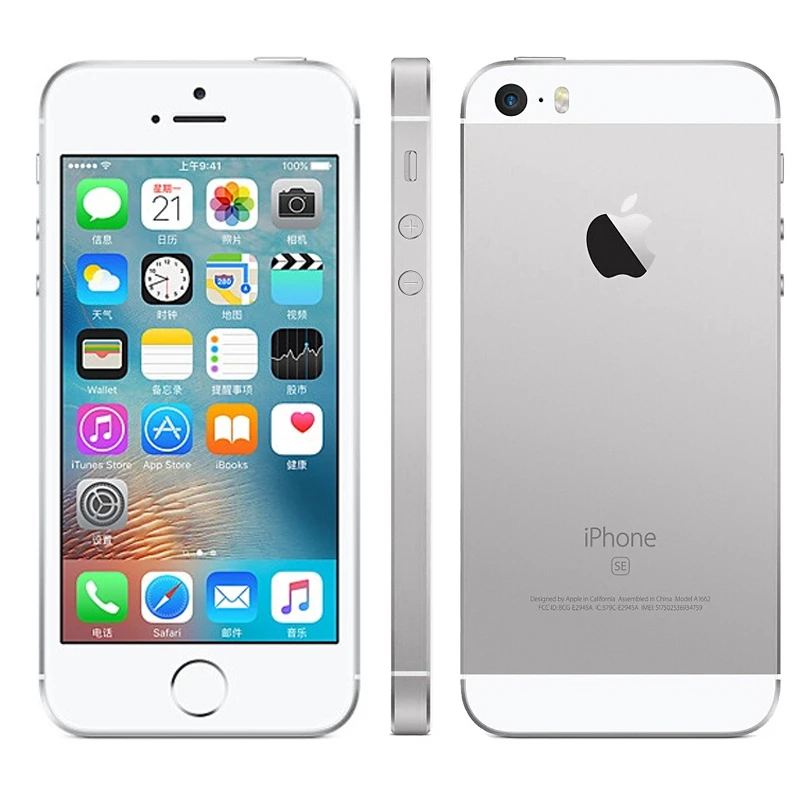 Смартфон Apple iPhone SE разблокированный отпечаток пальца двухъядерный 4G LTE