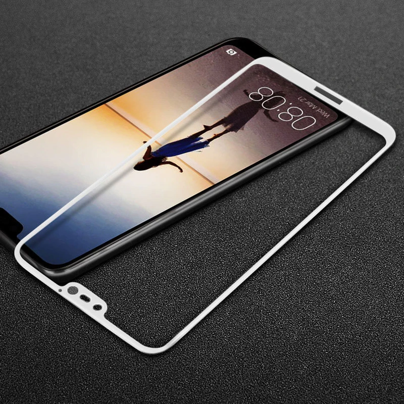 Full cover tempered glass screen protector for huawei p20 lite film verre tremp szklo pelicula vidrio cristal pantalla mica sklo | Мобильные