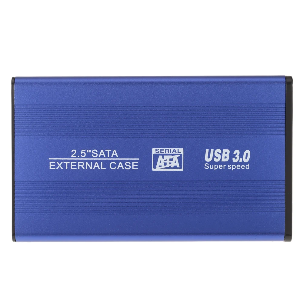 Superspeed USB 3 0 HDD SSD SATA внешний алюминиевый 2 5 &quotжесткий диск Корпус Корпуса до 1 ТБ 5&quot