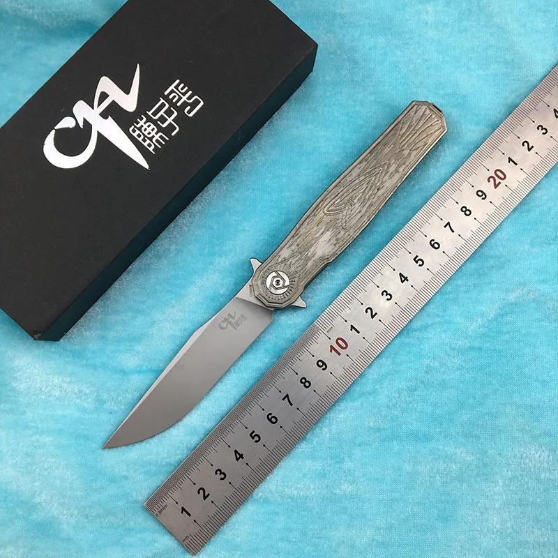 CH3505 Флип складной нож S35VN лезвие шариковый подшипник TC4 titanium сплава ручка Отдых на природе Охота Карманный Фруктовый Нож EDC инструмент сбора