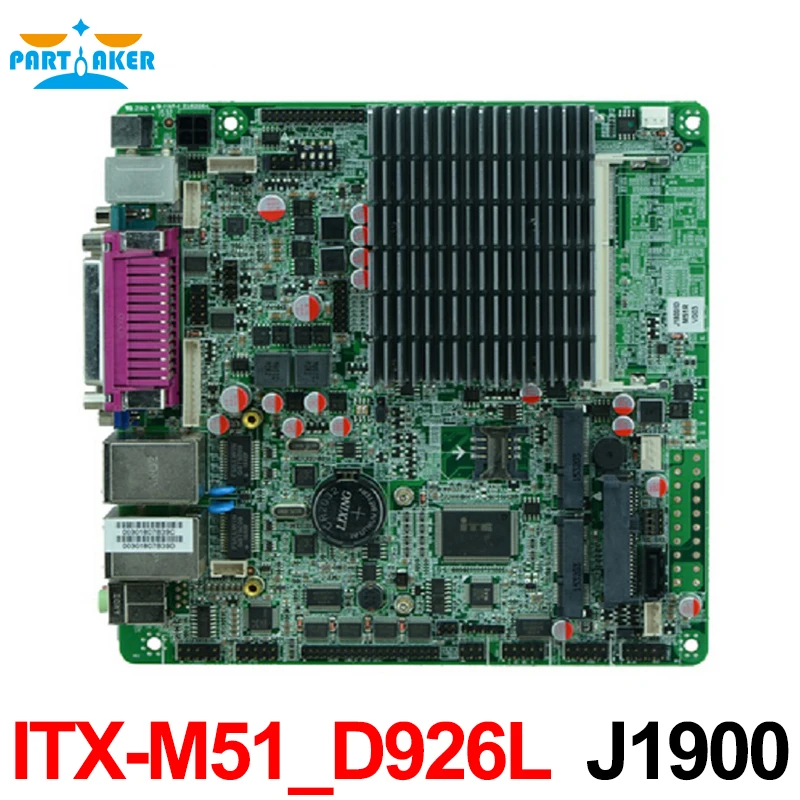 J1900 Bay trail Mini ITX Motherboard With dual Gigabit Ethernet 6 *COM 8*USB MINI-ITX-M51-D926L