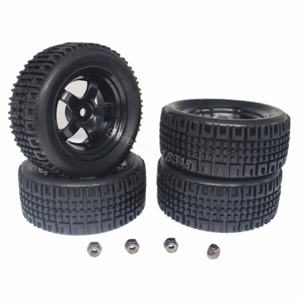 4 шт. 76 мм RC шины и колесные диски набор поролоновые вставки 12 шестигранный